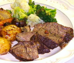 Oven-Braised Beef Roast and Vegetables Recipe Photo