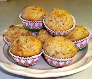 Sour Cream Pecan Muffins Recipe Photo