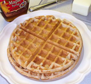 Whole Wheat Waffles Recipe Photo