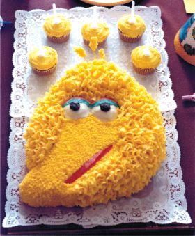 Big Bird Birthday Cake Recipe Photo