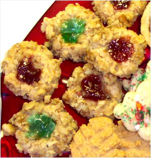 Jam Filled Thumbprint Cookies Recipe Photo