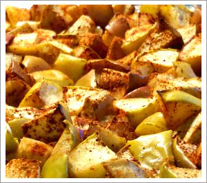 Baked Apple Chunks Photo