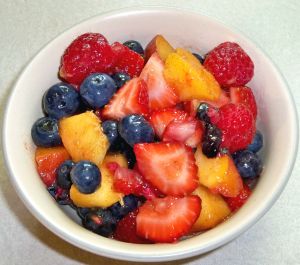 Fruit or Berries with Liqueur Recipe Photo