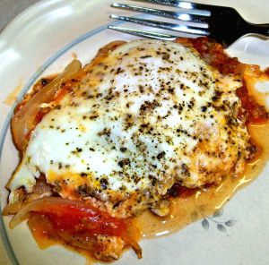 Eggs Poached in Tomatoes Recipe Photo