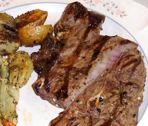 Grilled Lamb Blade Chops Recipe Photo