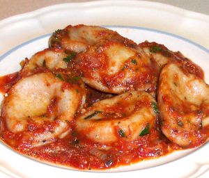 Cheese Ravioli with Tomato Sauce Recipe Photo