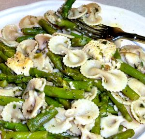 Pasta with Chicken and Asparagus Recipe Photo