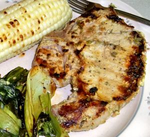 Grilled Pork Chops Recipe Photo