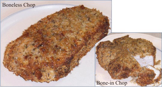 [Oven-Fried Pork Chops]