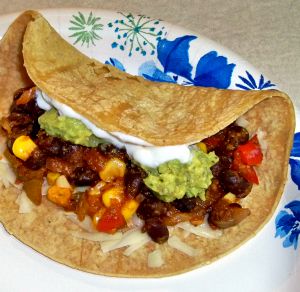 Black Bean and Corn Tacos Recipe Photo