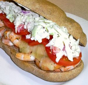 Grilled Shrimp Sandwiches Recipe Photo