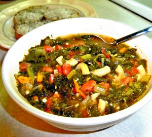 Bean and Kale Soup Recipe Photo