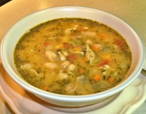 Cannellini Bean and Pasta Soup Recipe Photo
