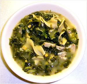 Turkey and Greens Soup Recipe Photo