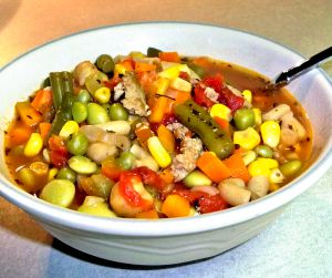 Turkey Vegetable Soup Recipe Photo