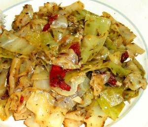 Cabbage with Tomatoes Recipe Photo