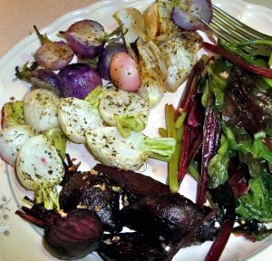 Roasted Baby Root Vegetables Recipe Photo