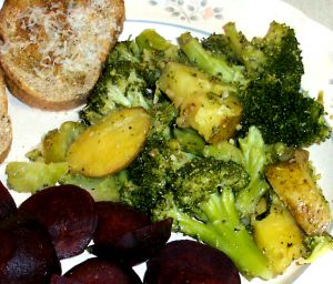 Roasted Broccoli and Potatoes Recipe Photo
