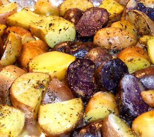 Roasted Mixed Baby Potatoes Recipe Photo