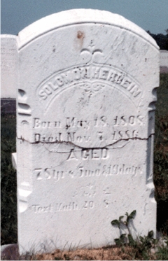 Solomon Herbein Gravestone